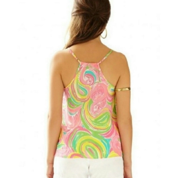 ❤️ LILLY PULITZER DUSK TANK TOP IN ALL NIGHTER, SMALL - Picture 2 of 11
